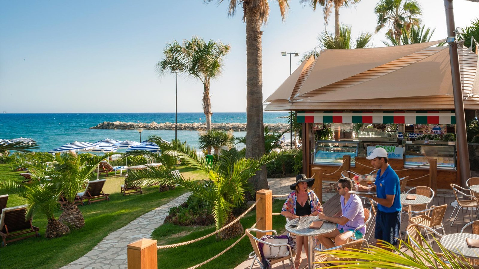 Amathus Beach Hotel Limassol, at the table