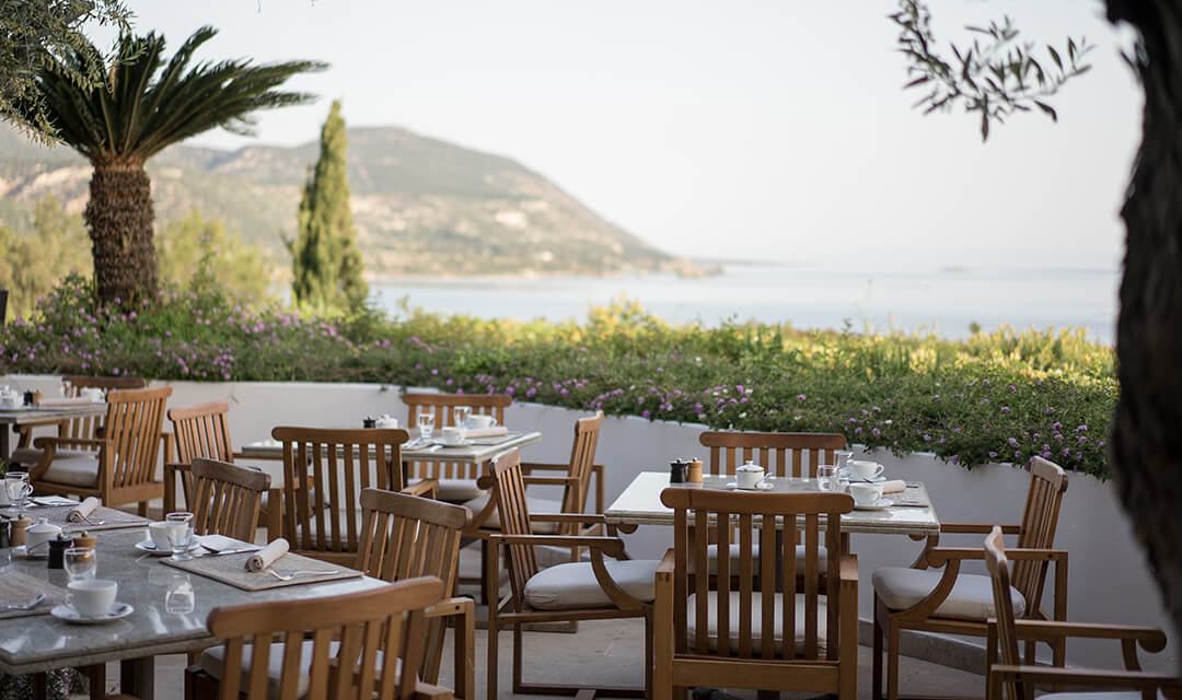 Anassa Hotel, at the table