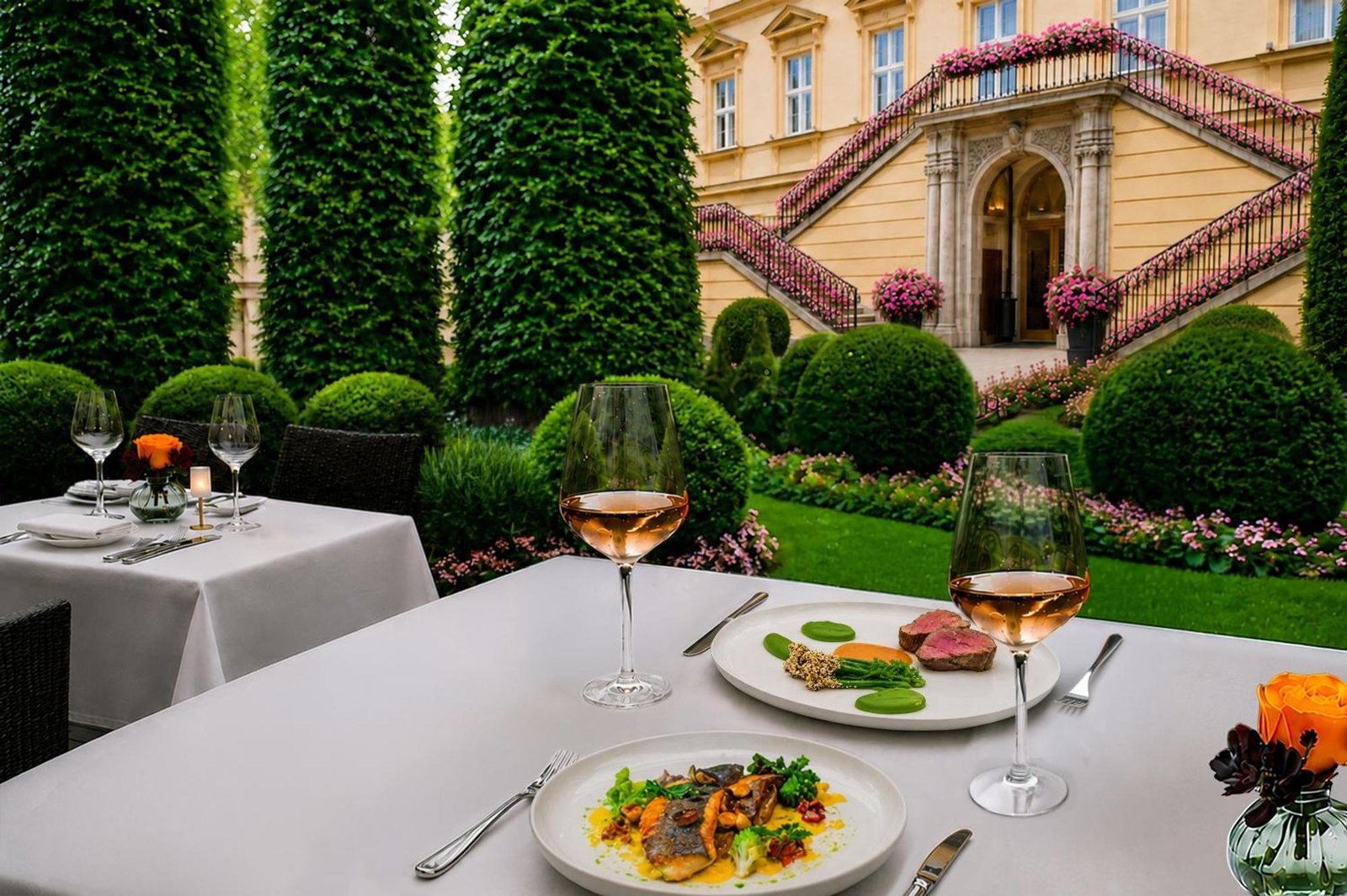 The Grand Mark Prague, at the table