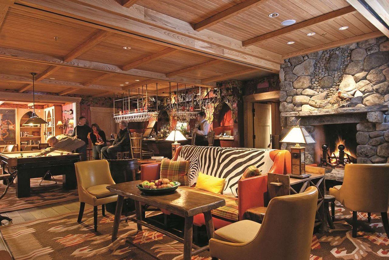 Lake Placid Lodge, at the table