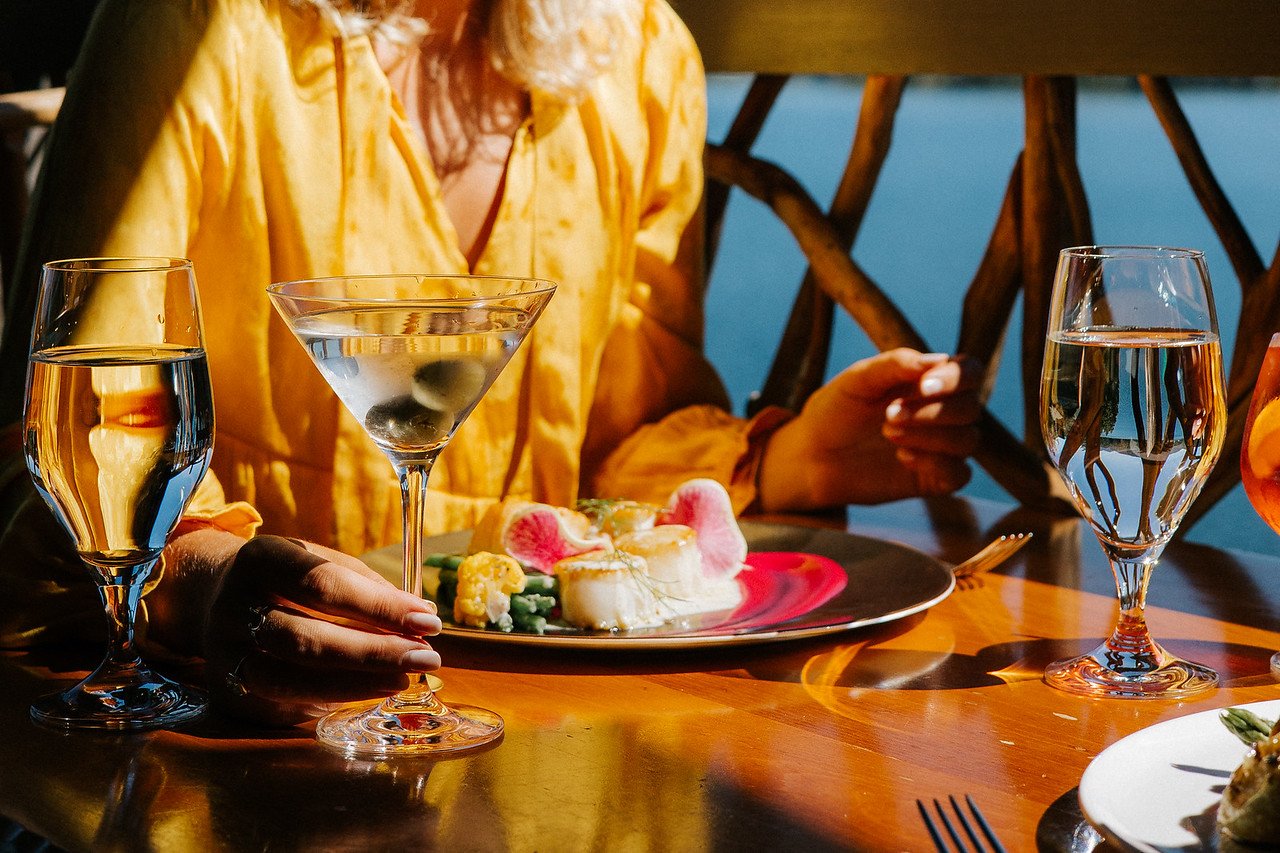 Lake Placid Lodge, at the table