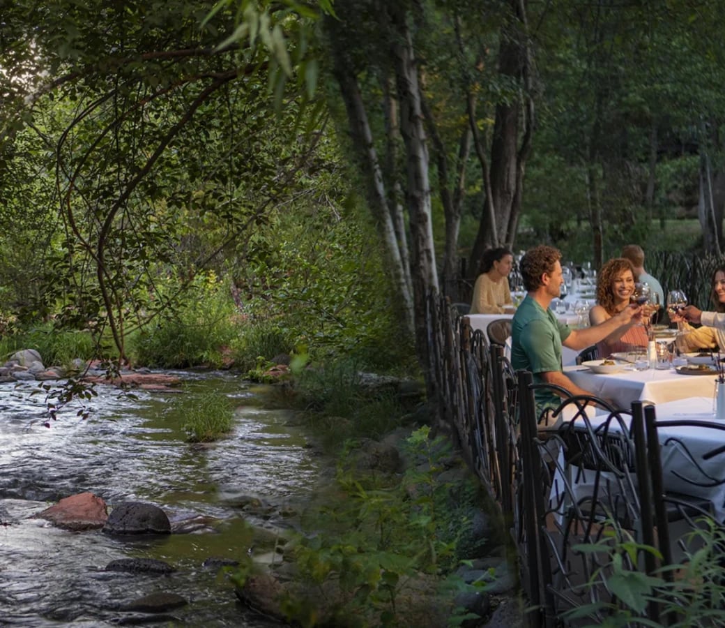 L'Auberge de Sedona, cress on oak creek