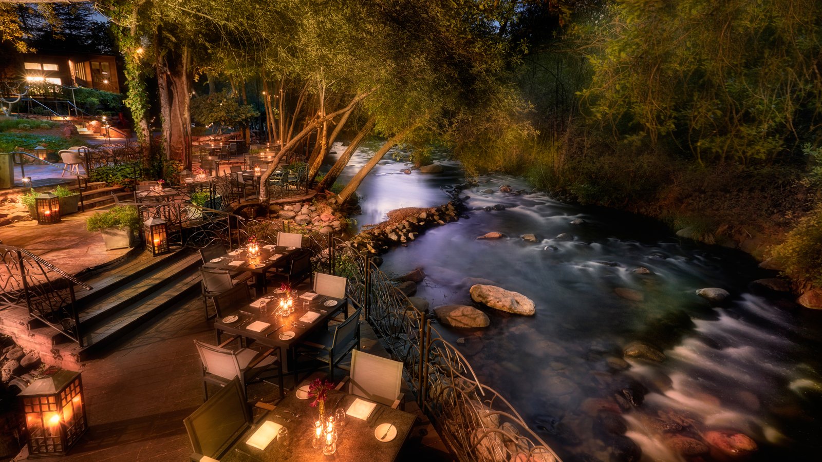 L'Auberge de Sedona, cress on oak creek