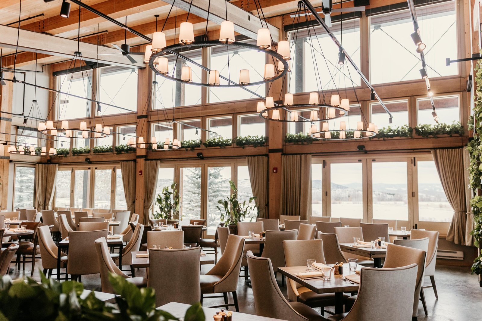 Lodge & Spa at Brush Creek Ranch, at the table