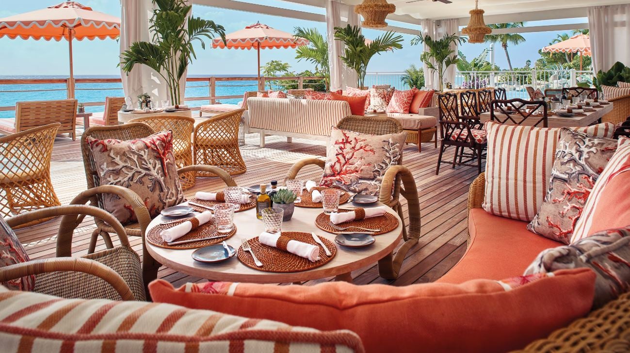 La Samanna, A Belmond Hotel, St Martin, at the table