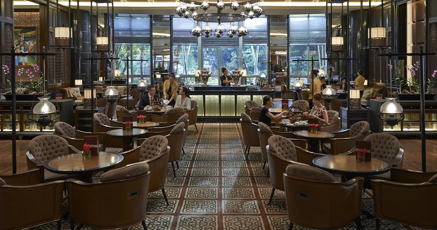 Mandarin Oriental, Kuala Lumpur, at the table