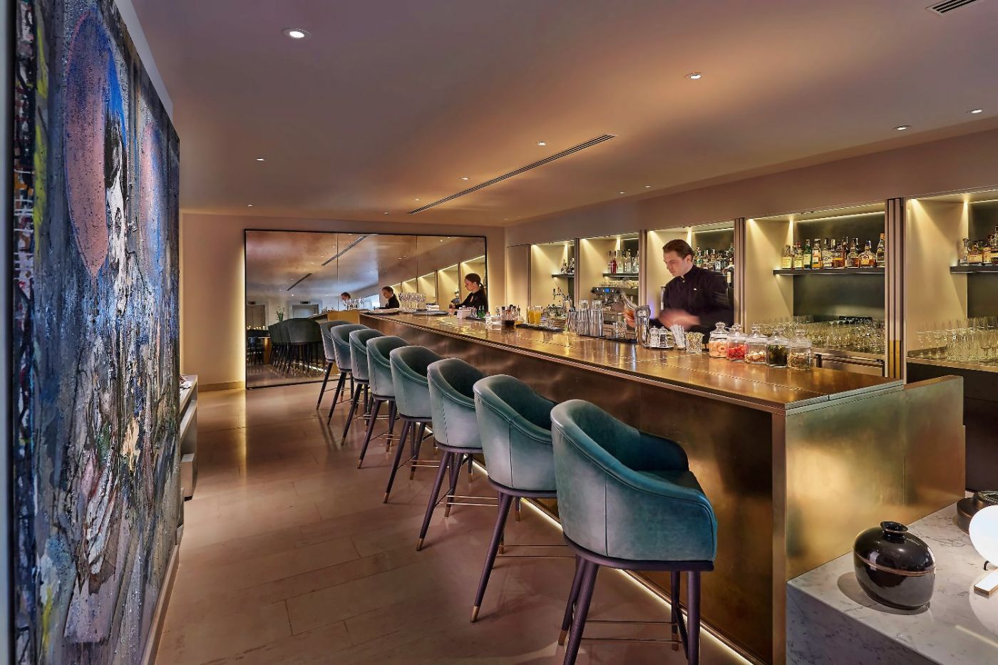 Mandarin Oriental, Prague, at the table
