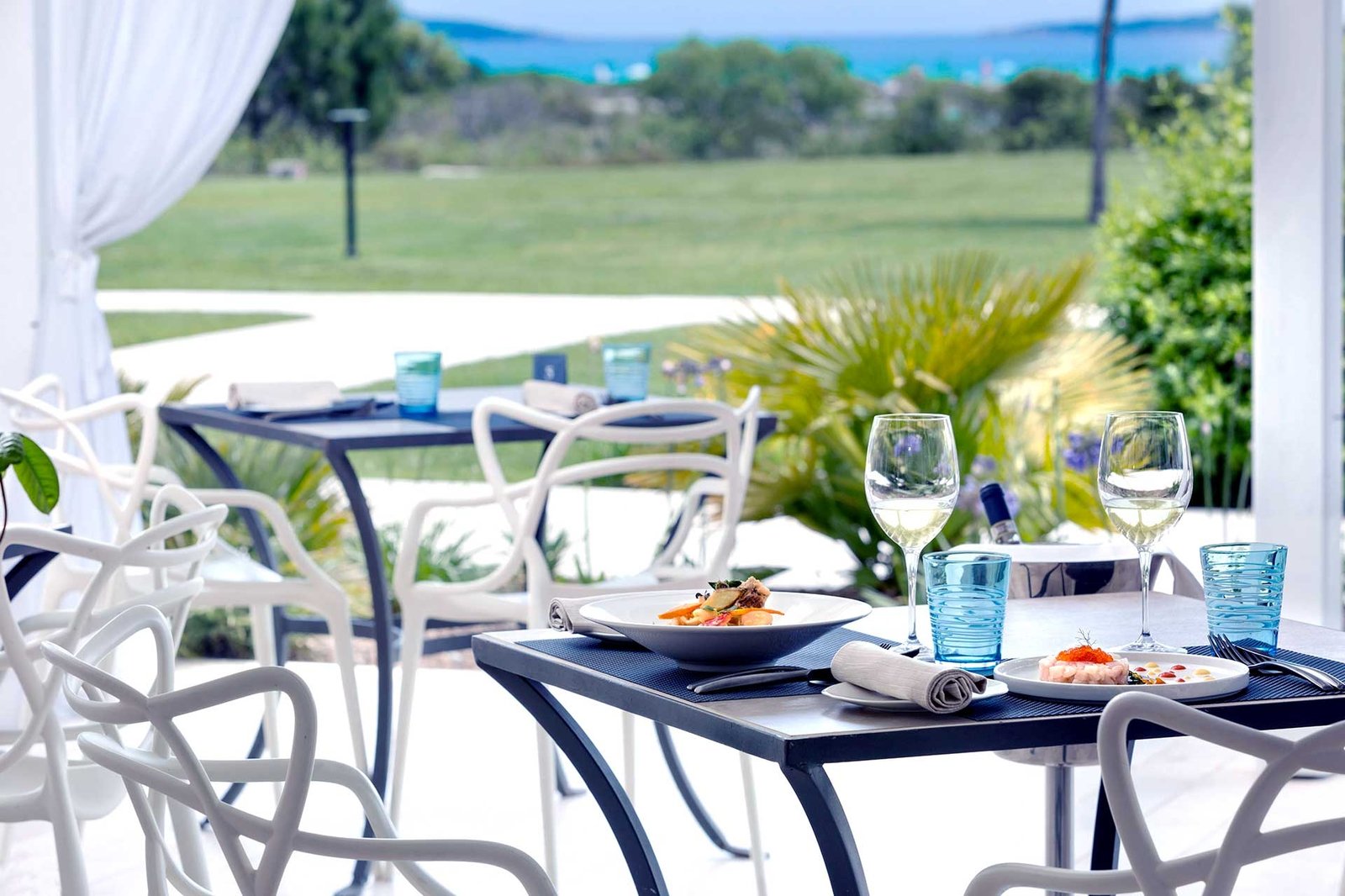 Baglioni Resort Sardinia, at the table