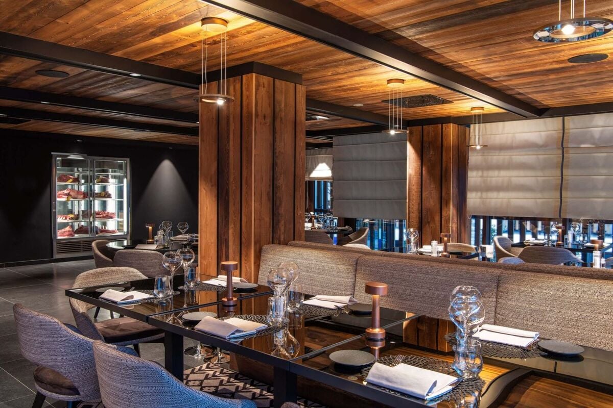 Le Massif Courmayeur, at the table