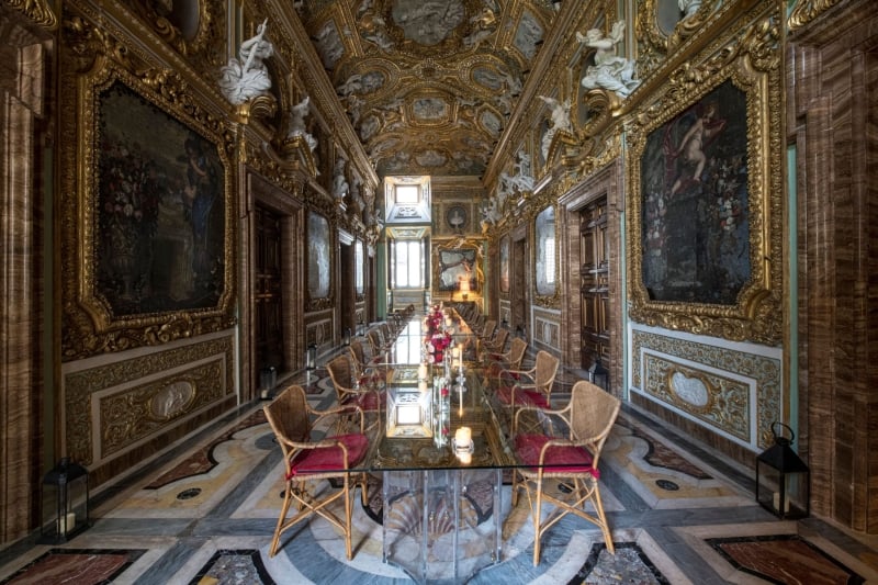 Palazzo Shedir, galleria degli specchi