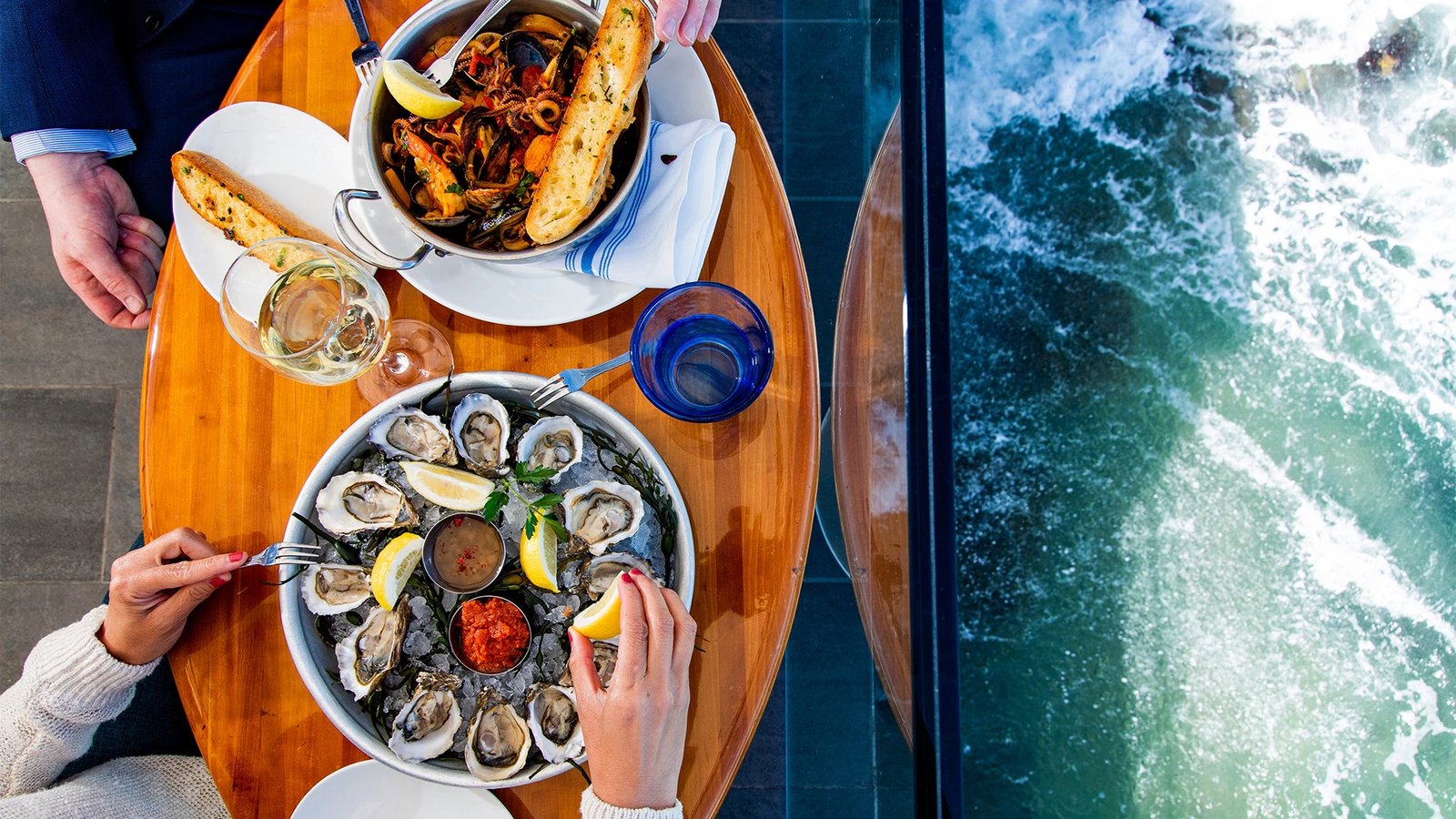 Monterey Plaza Hotel & Spa, at the table