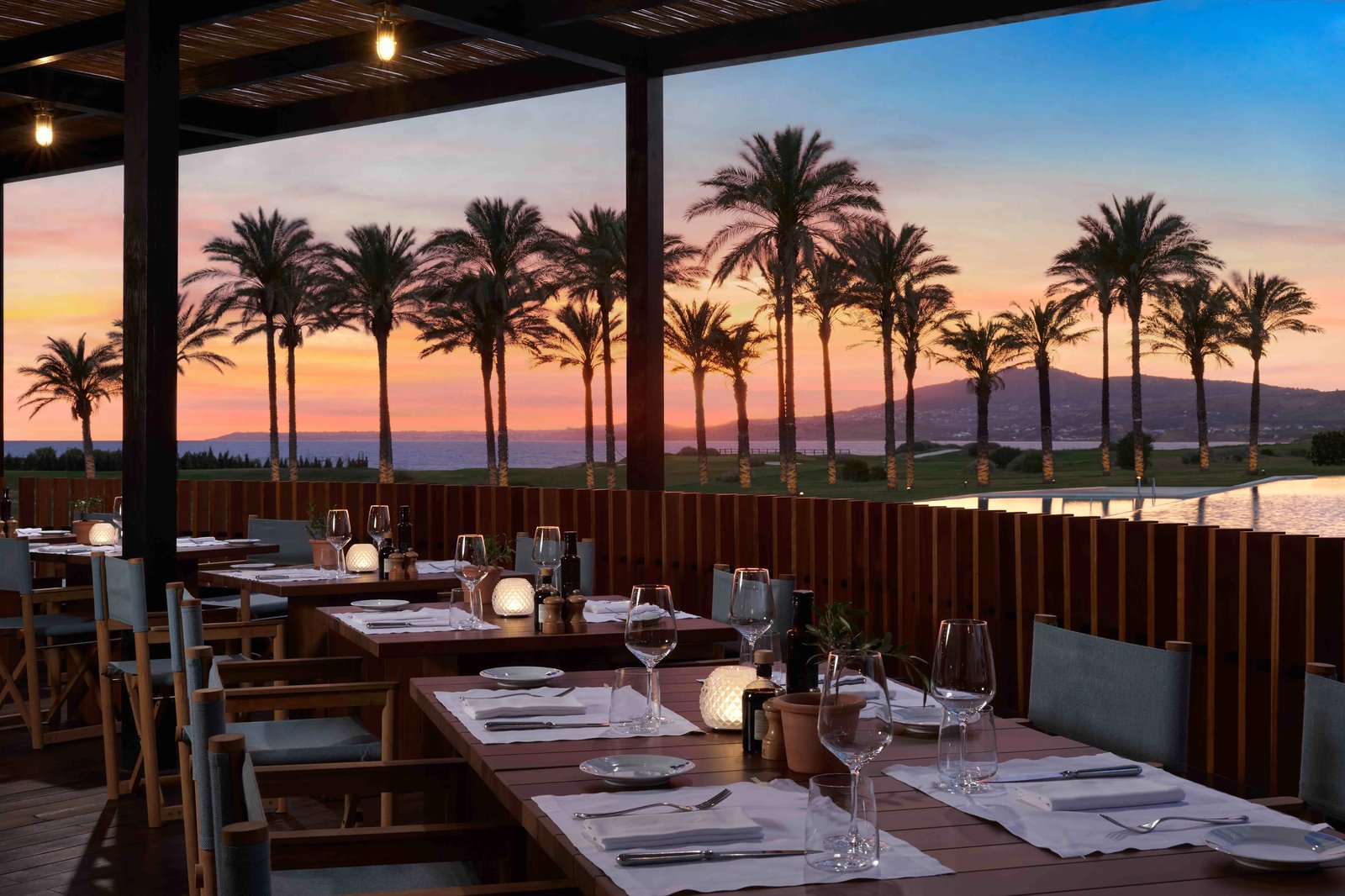 Verdura Resort, at the table
