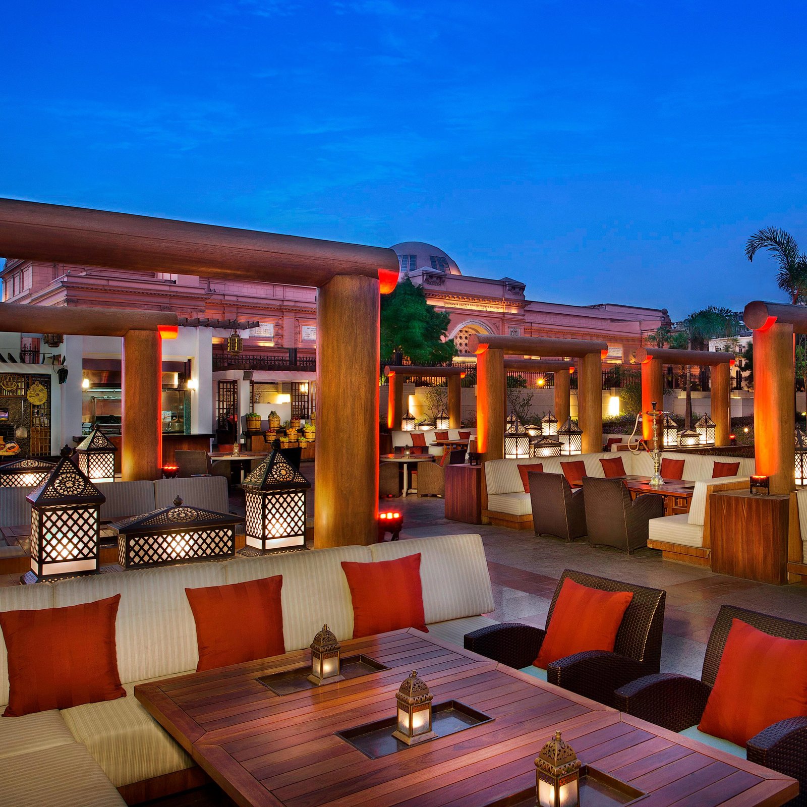 The Nile Ritz-Carlton, Cairo, at the table