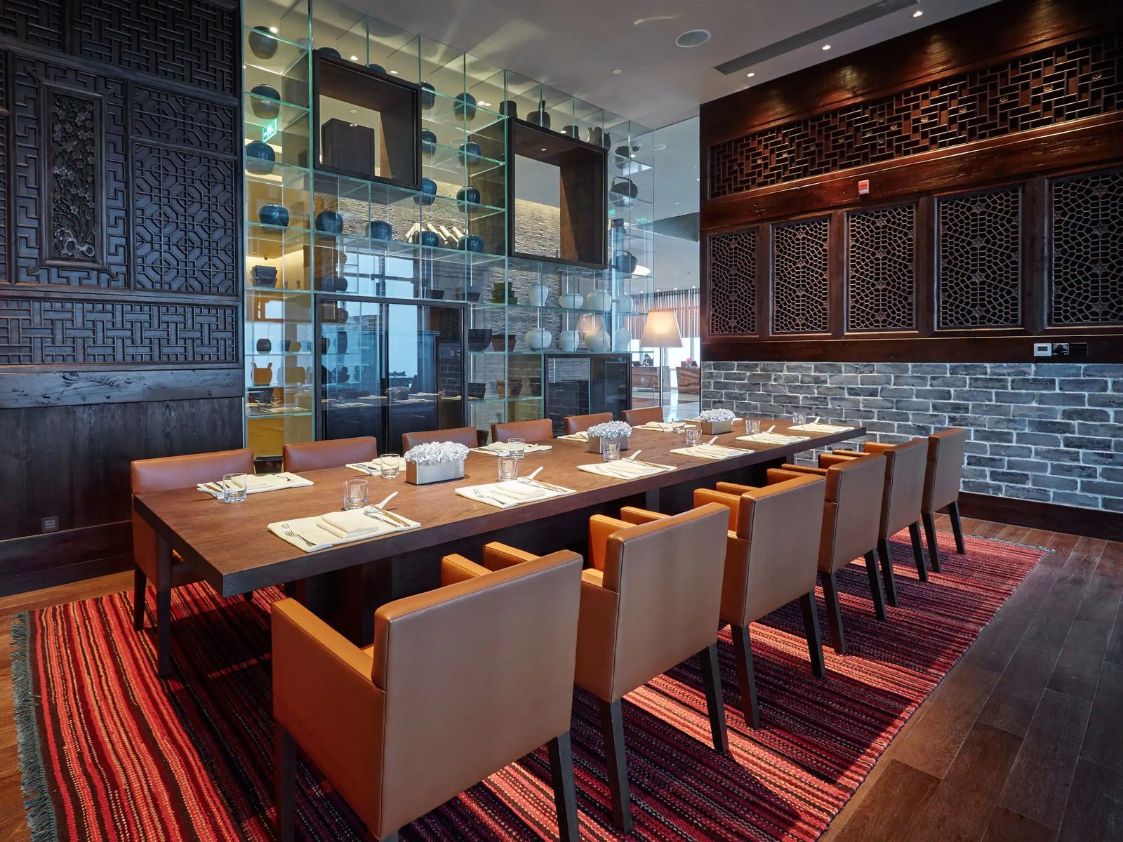 Park Hyatt Guangzhou, at the table