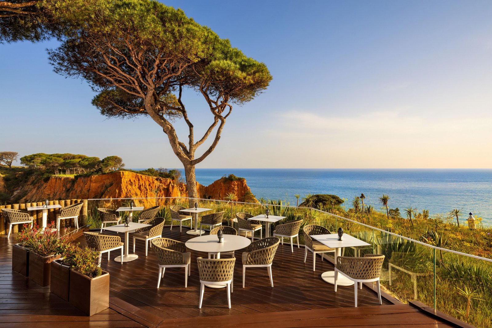 Pine Cliffs Resort, at the table