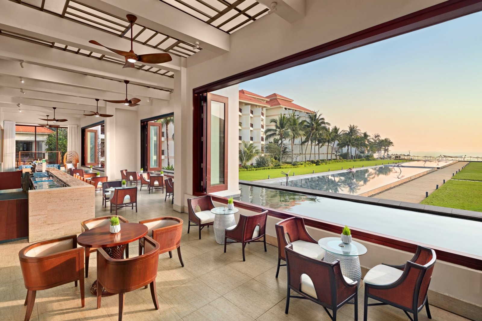 Pullman Danang Beach Resort, at the table