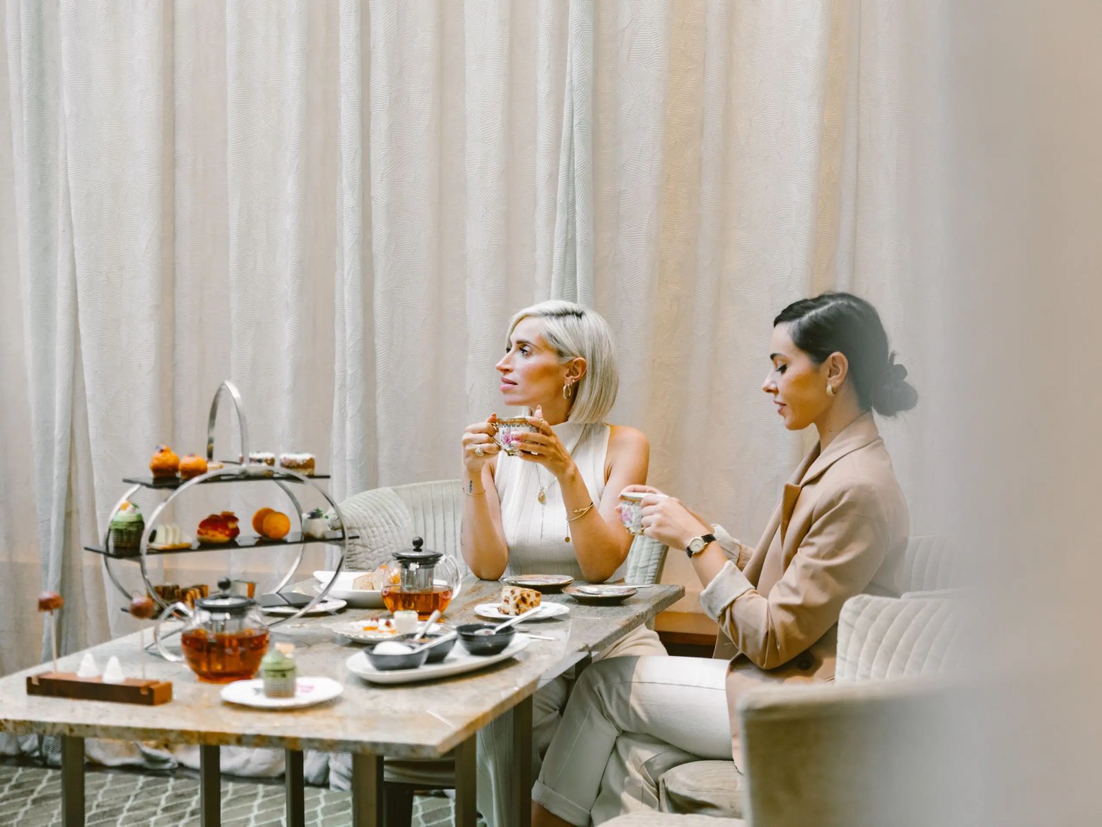 Park Hyatt Zurich, at the table