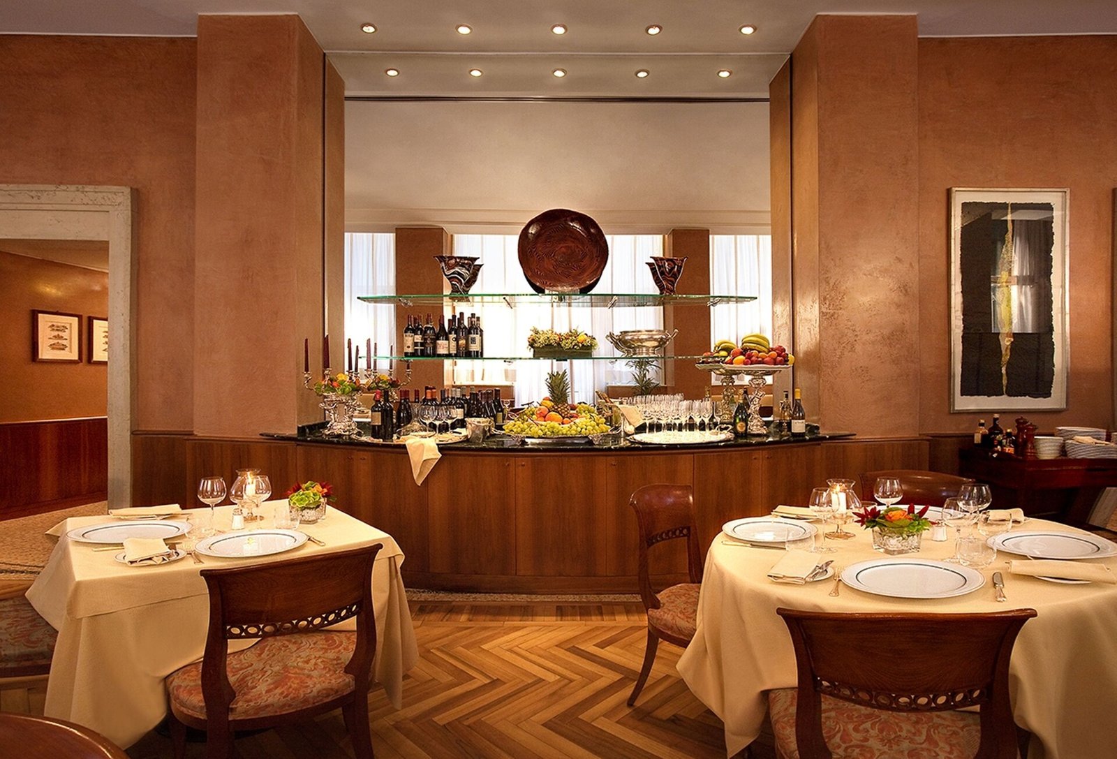 Hotel Cavour, at the table