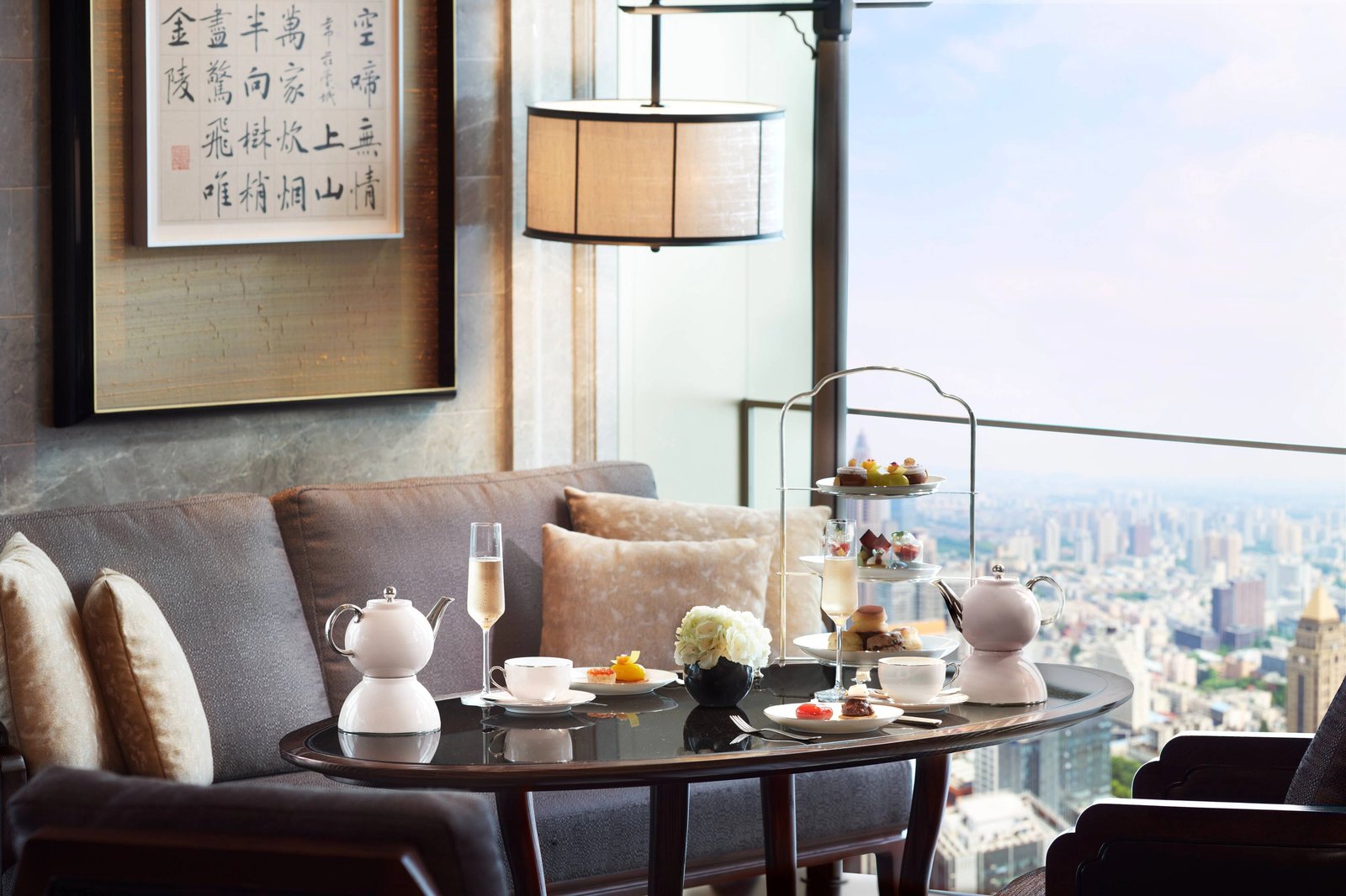 The Ritz-Carlton, Nanjing, at the table