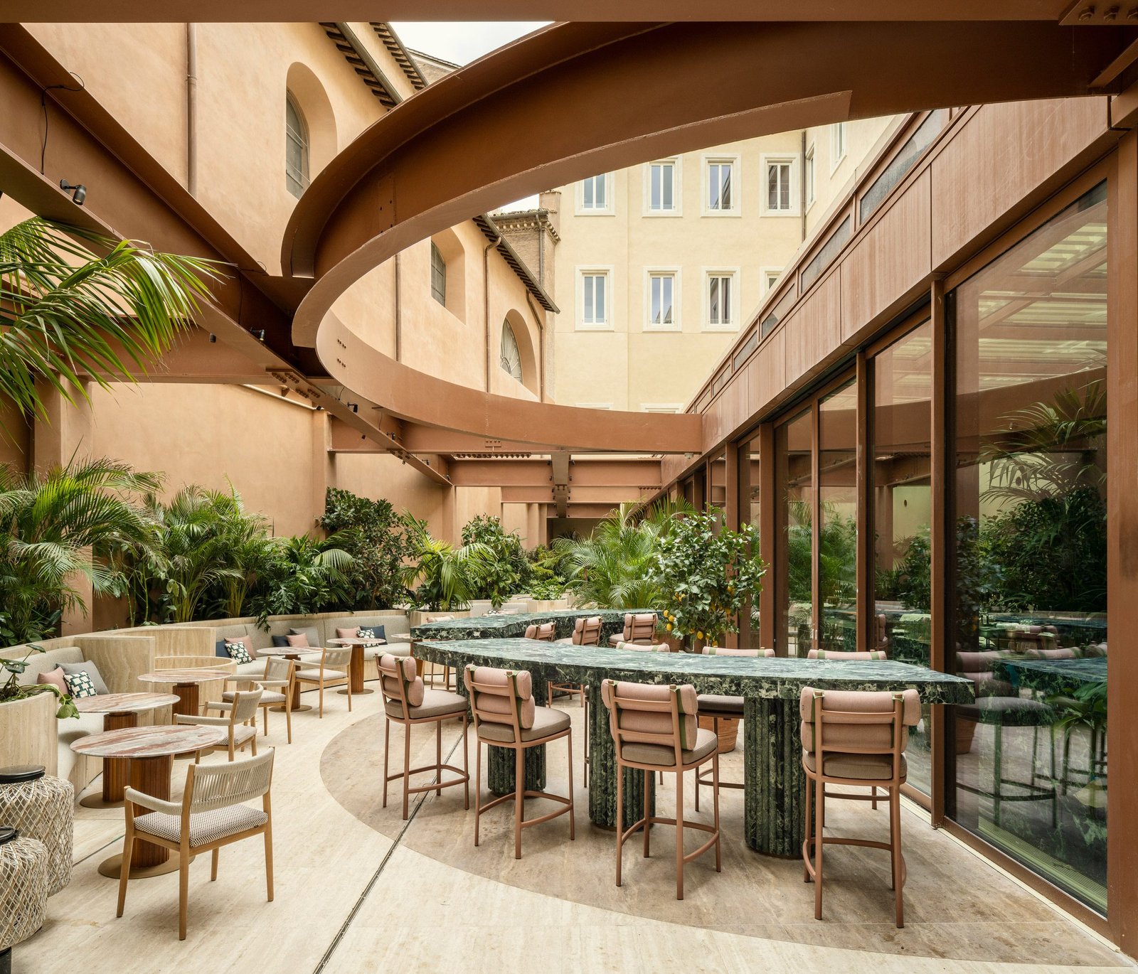 Six Senses Rome, at the table
