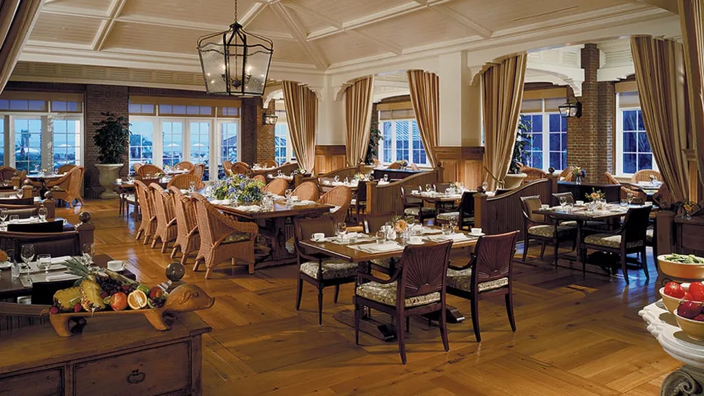 The Sanctuary at Kiawah Island Golf Resort, at the table