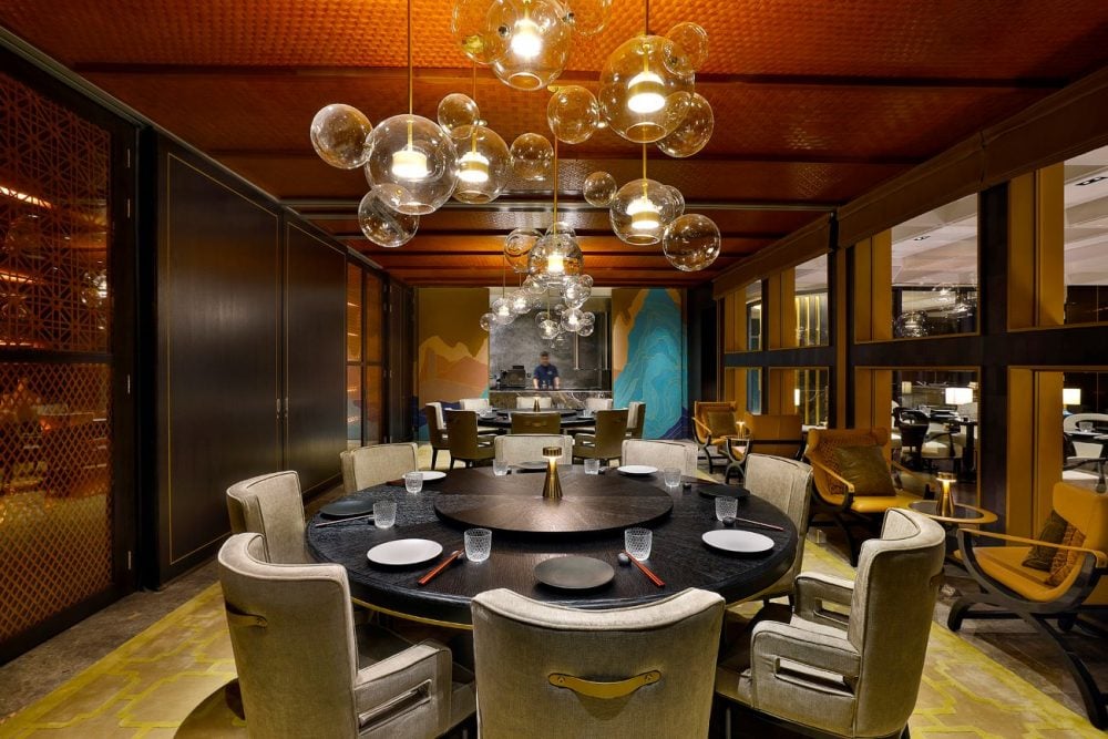 Shangri-La Jeddah, at the table