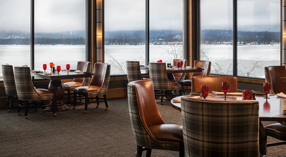 Shore Lodge, at the table