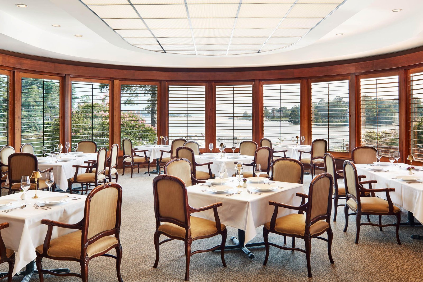 The Tides Inn, at the table
