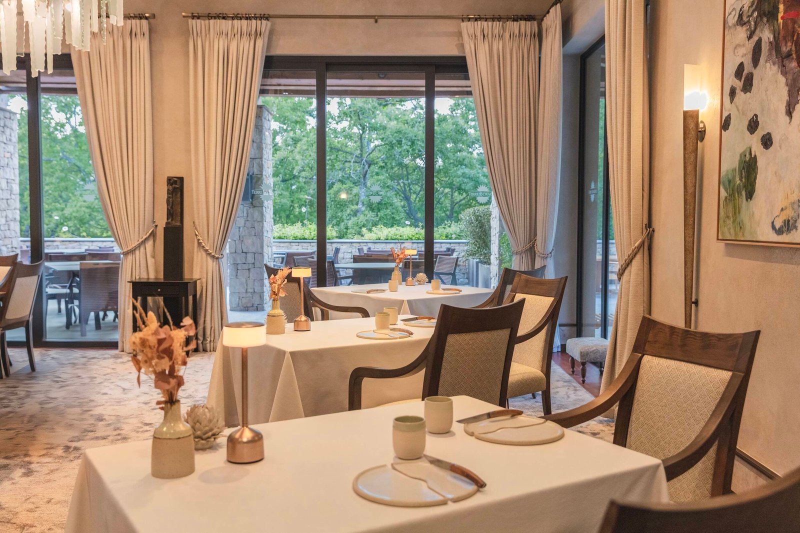 Terre Blanche, at the table