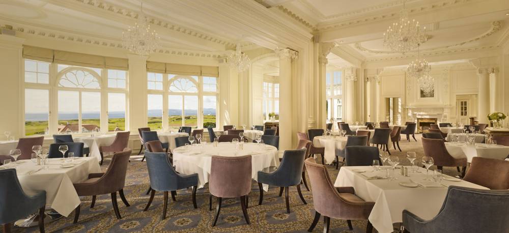 Trump Turnberry, at the table