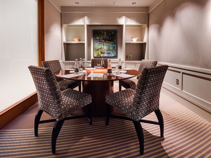 The Umstead Hotel and Spa, at the table