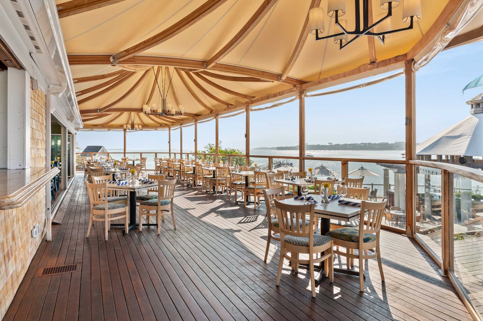 Wequassett Resort and Golf Club, at the table