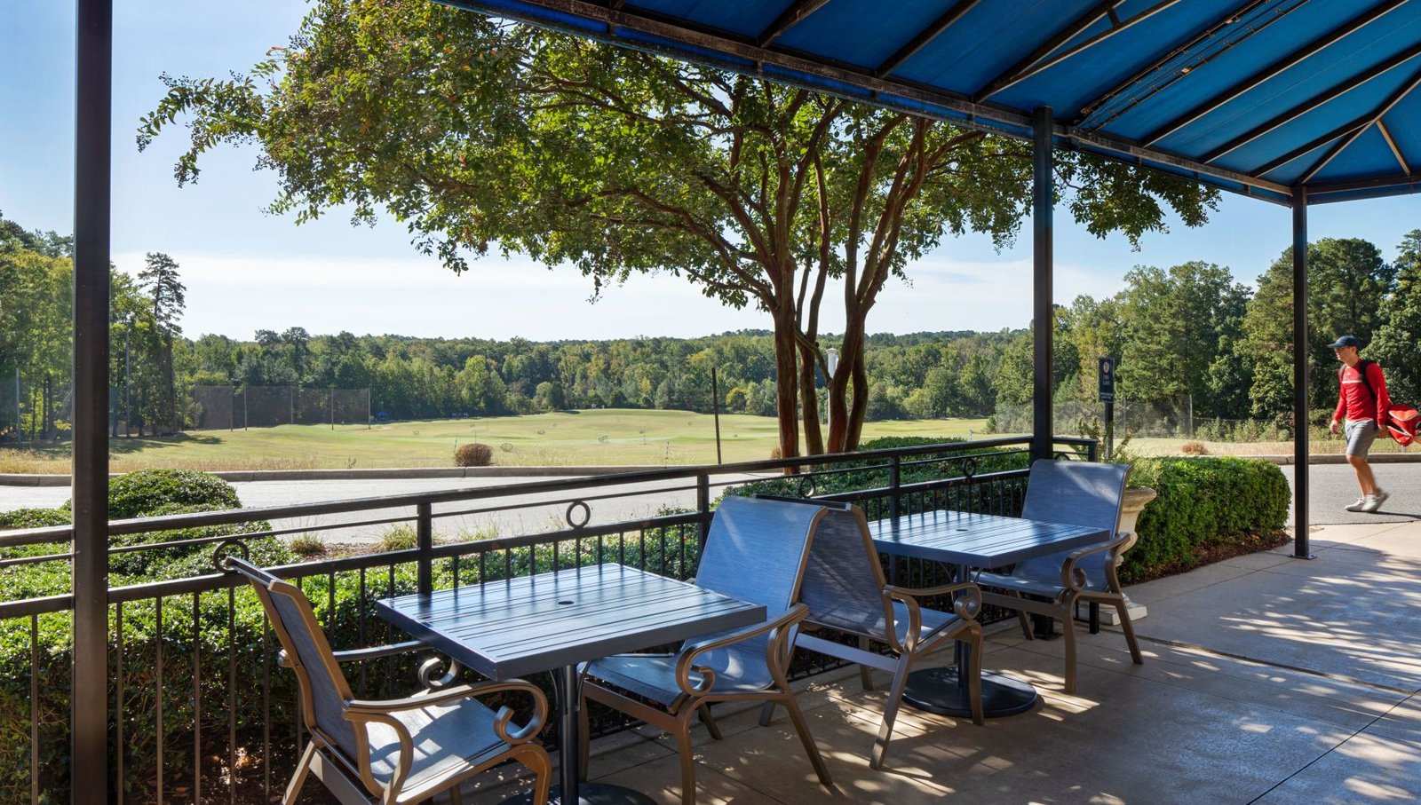 Washington Duke Inn & Golf Club, at the table