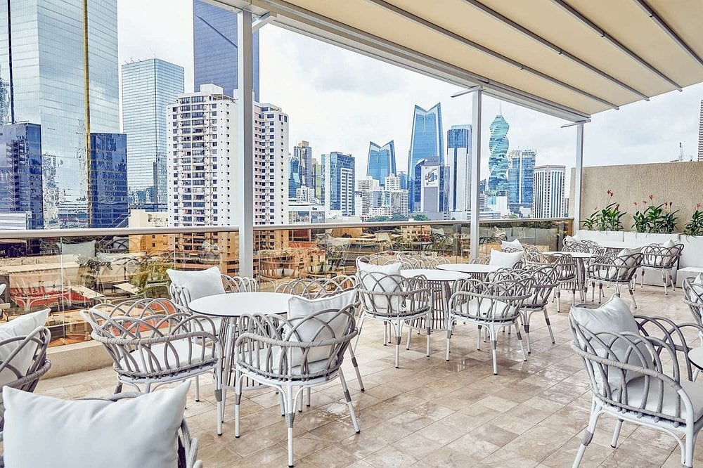Waldorf Astoria Panama, at the table