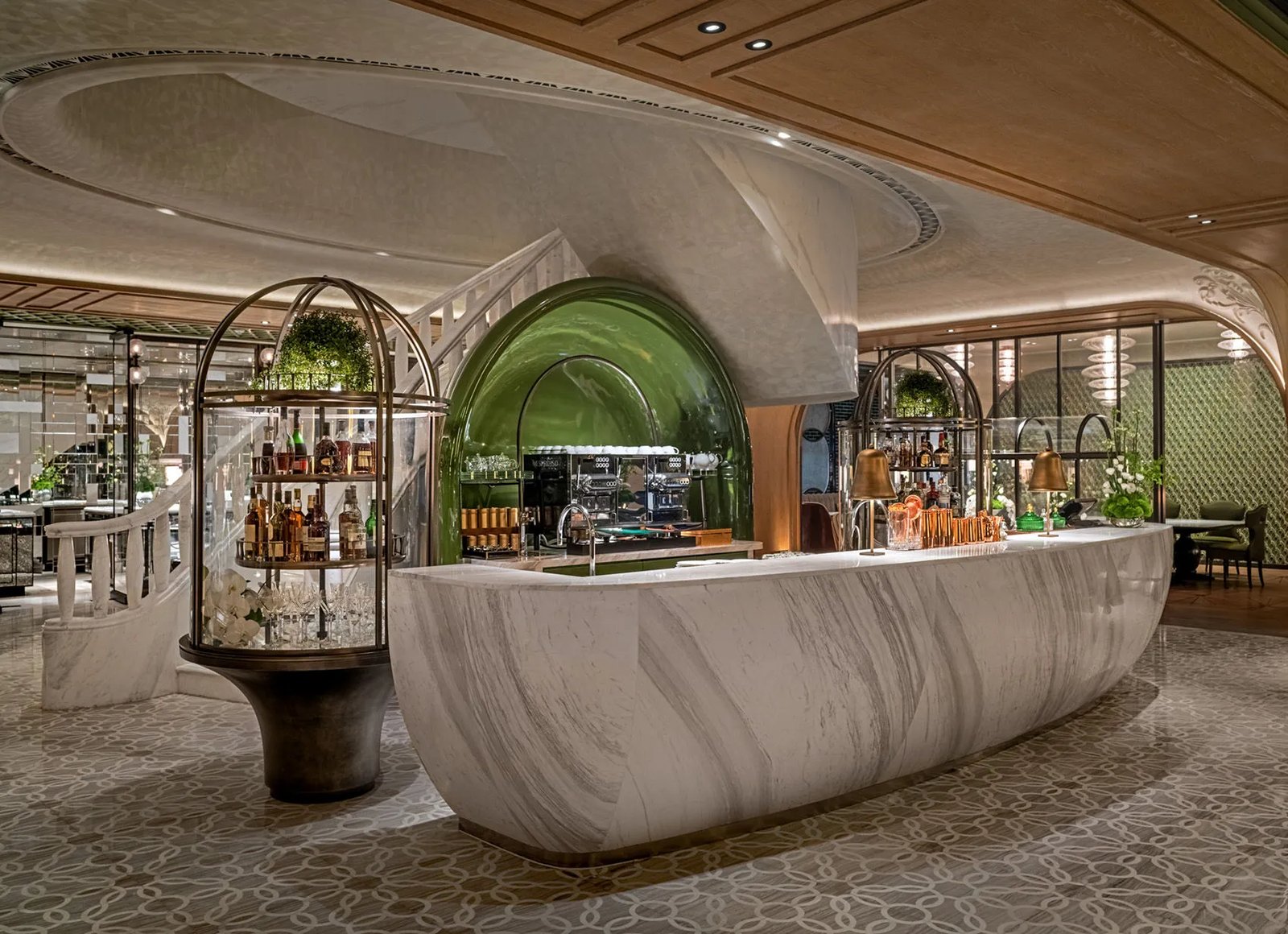 Waldorf Astoria Xiamen, peacock alley