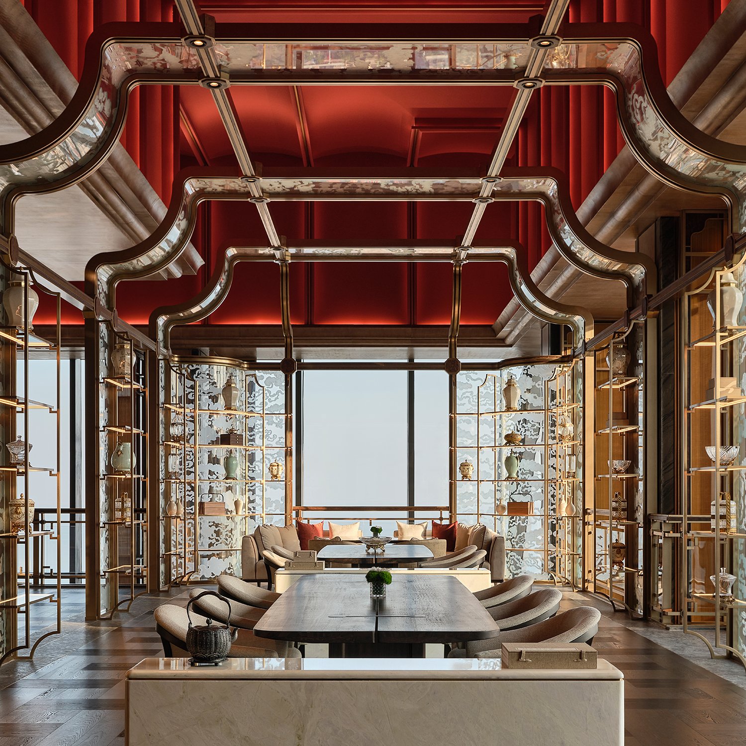 Diaoyutai Hotel Qingdao, at the table