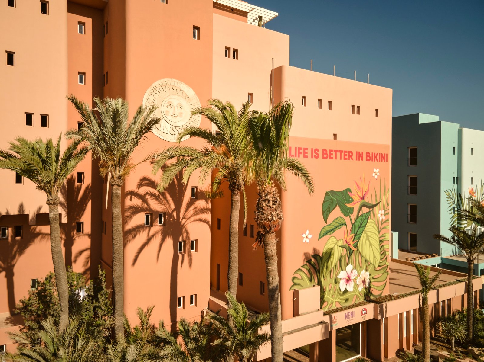 Bikini Island & Mountain Hotel Es Trenc, backstory