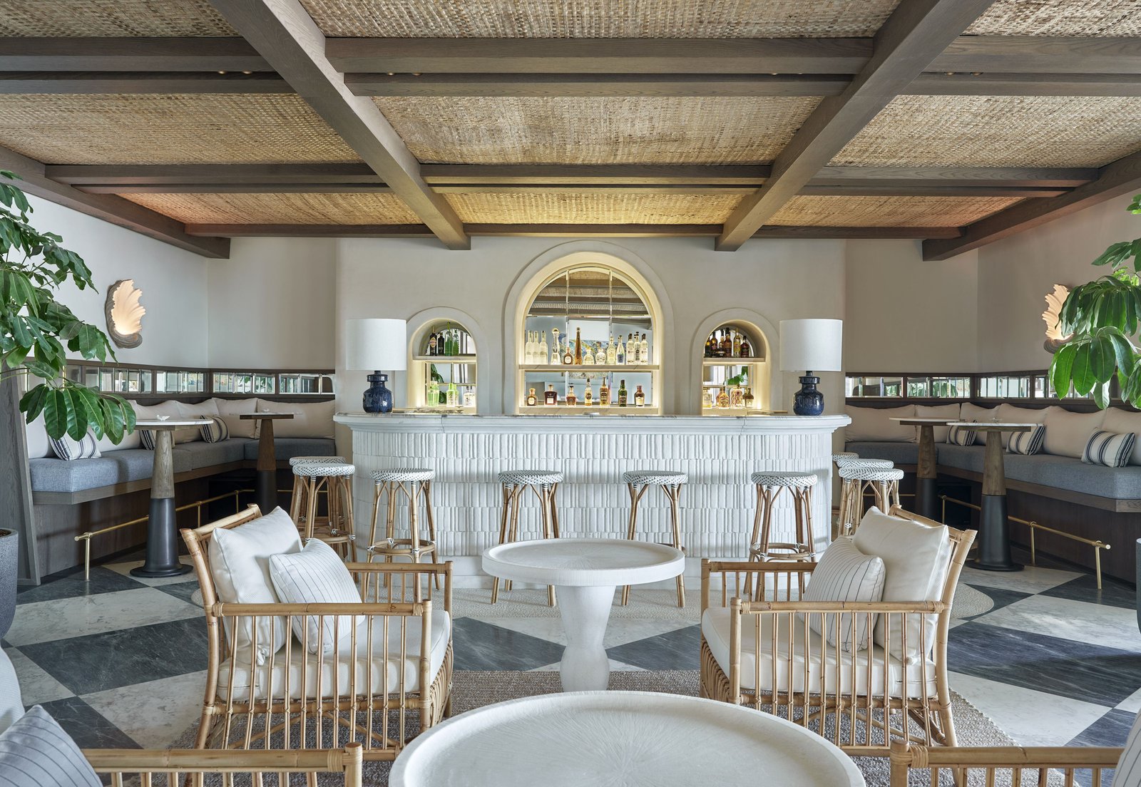 Odera, Tinos, Autograph Collection, at the table
