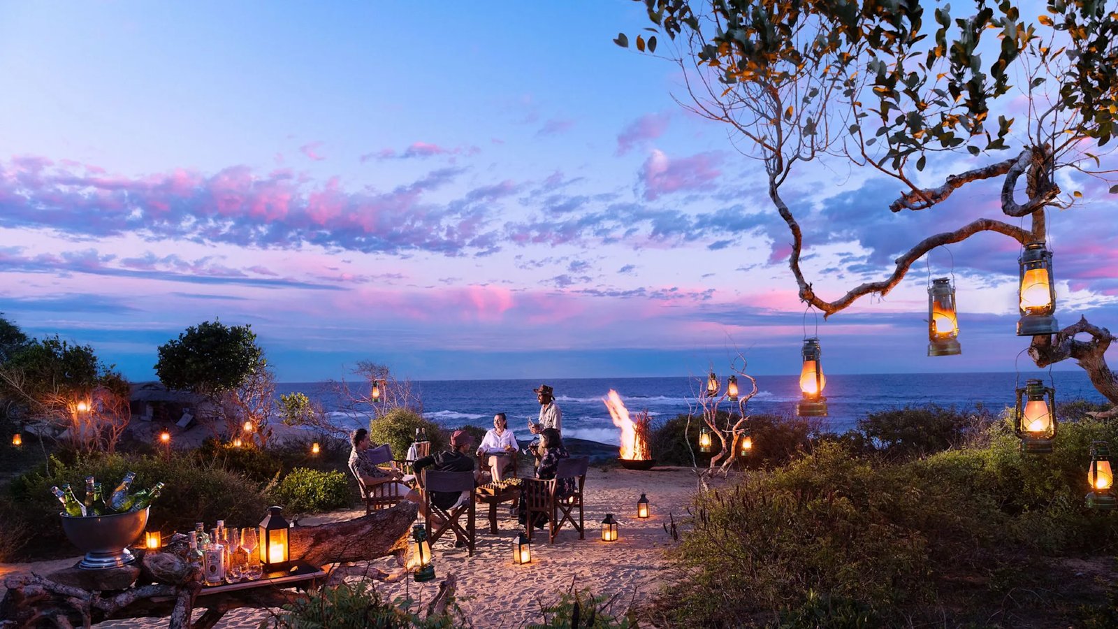 Hilton Yala Resort, at the table