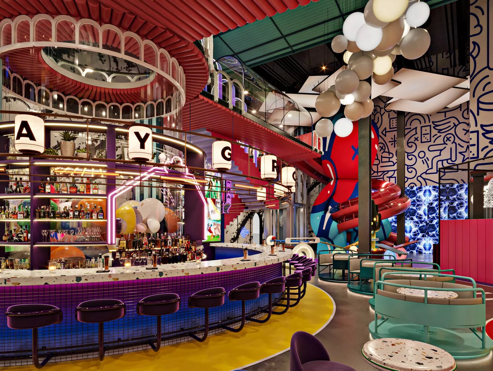 Luxor Hotel & Casino, at the table