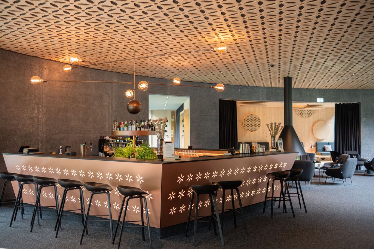 Amrai Suites, at the table