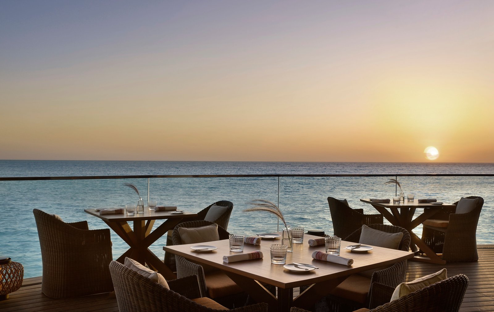 The St. Regis Red Sea Resort, at the table