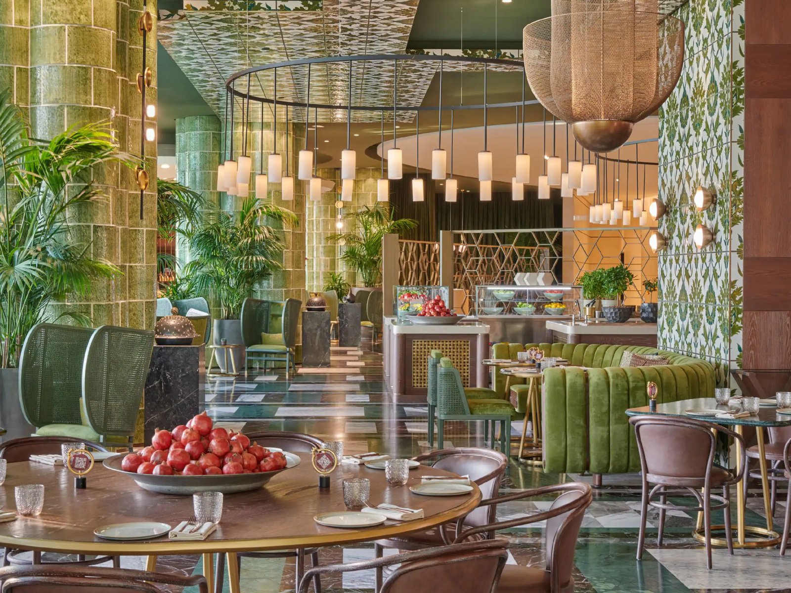 Grand Hyatt Kuwait, at the table