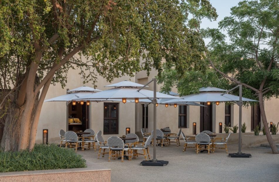 The Chedi Al Bait, Sharjah, at the table