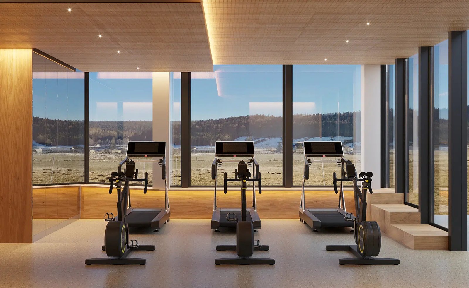Hôtel des Horlogers, the gym