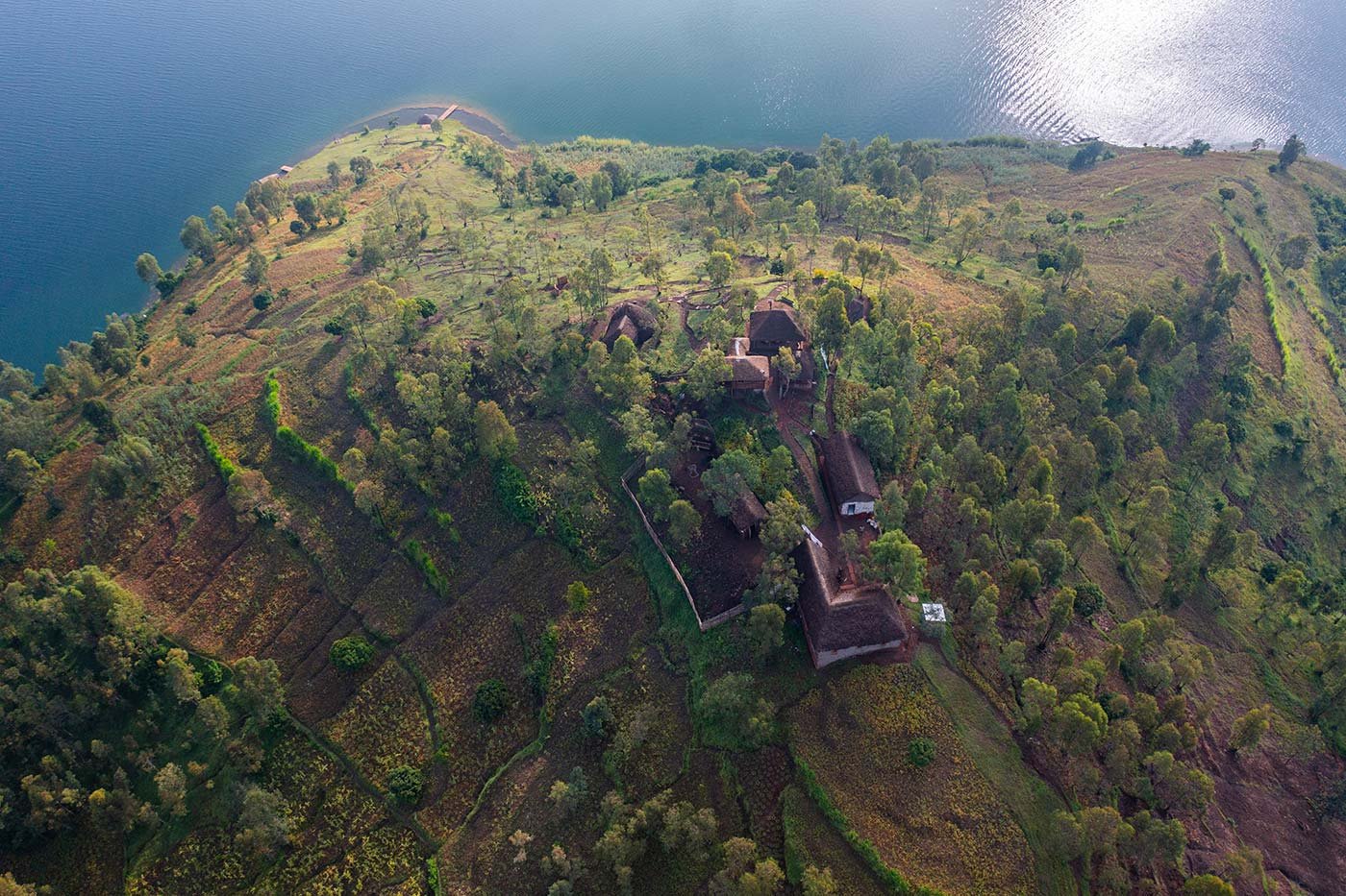 The Capanne (Huts) Project, Sextantio Rwanda, Nkombo Island, vibe