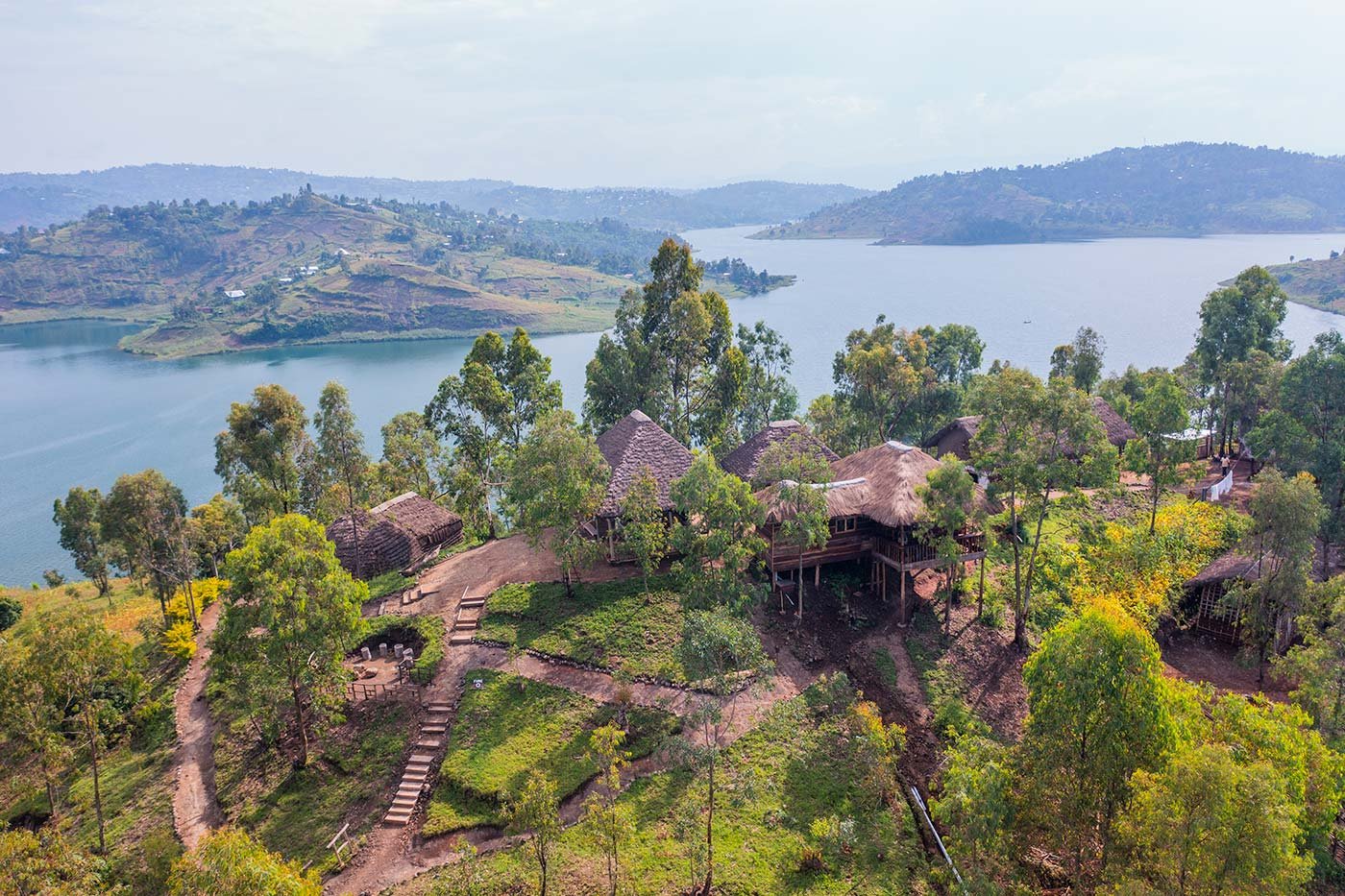 The Capanne (Huts) Project, Sextantio Rwanda, Nkombo Island, backstory