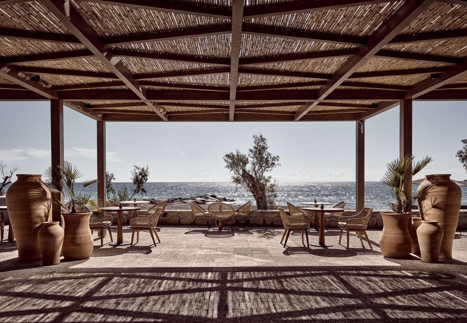 Numo Ierapetra Beach Resort Crete, Curio Collection by Hilton, at the table