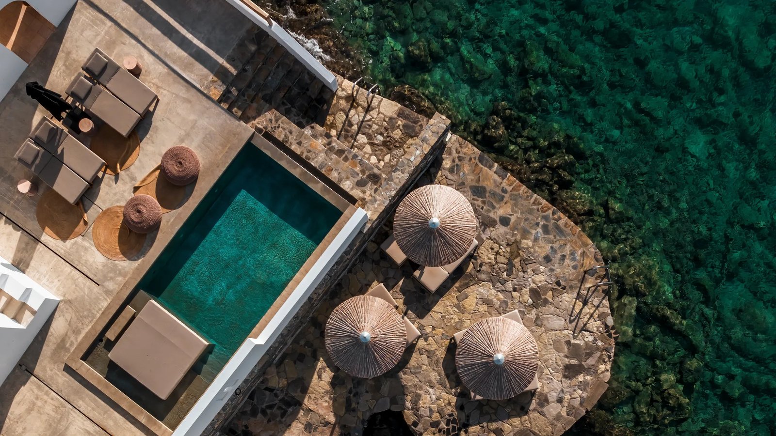 Minos Beach Art Hotel, the pool