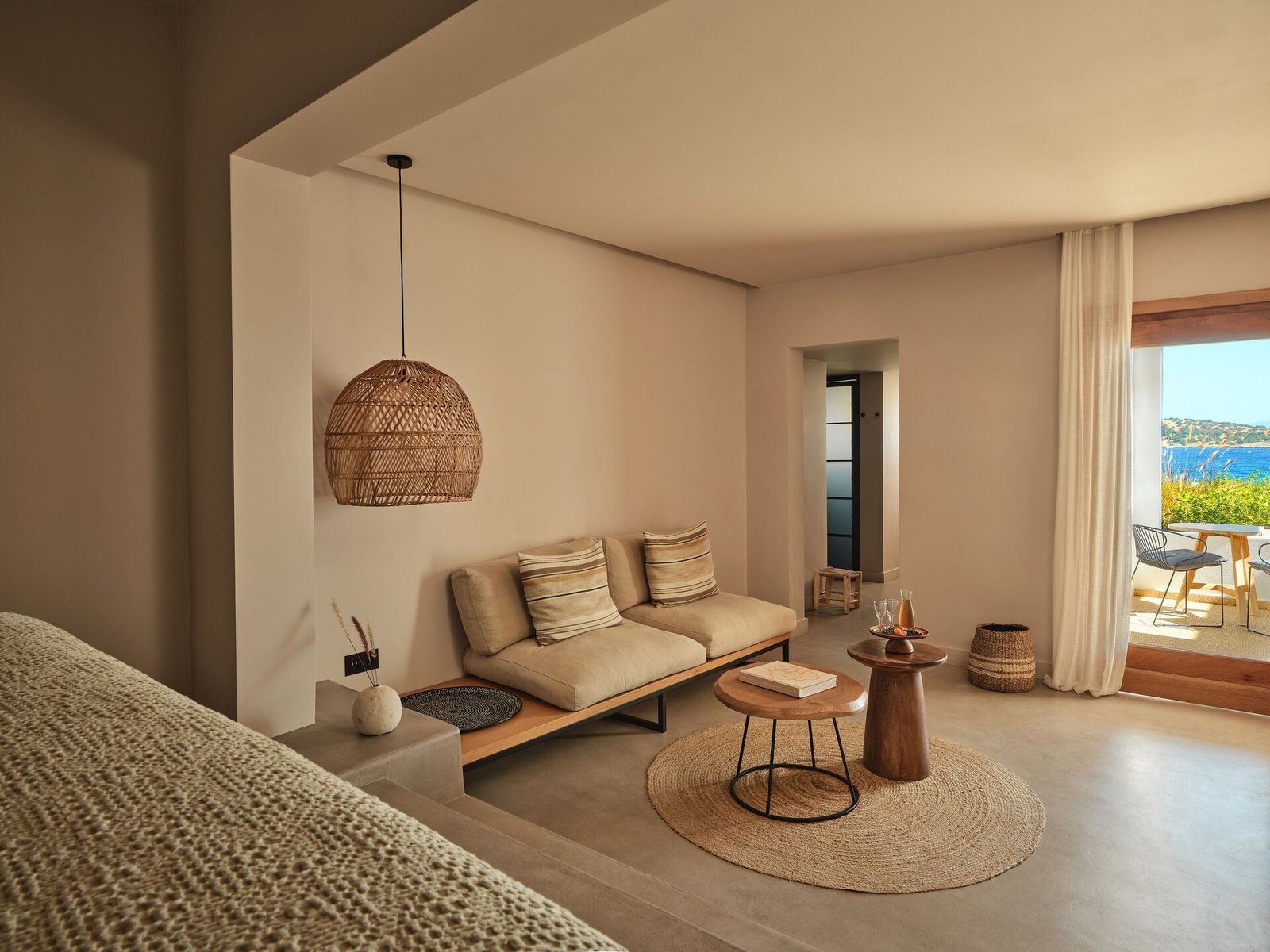 Minos Beach Art Hotel, rooms